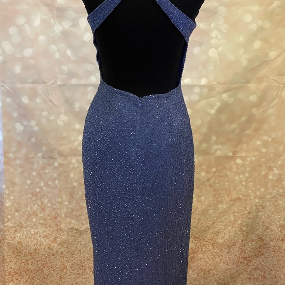 Jump Dresses Jump Apparel Co 34 Blue Beaded Ball Gown Dress With